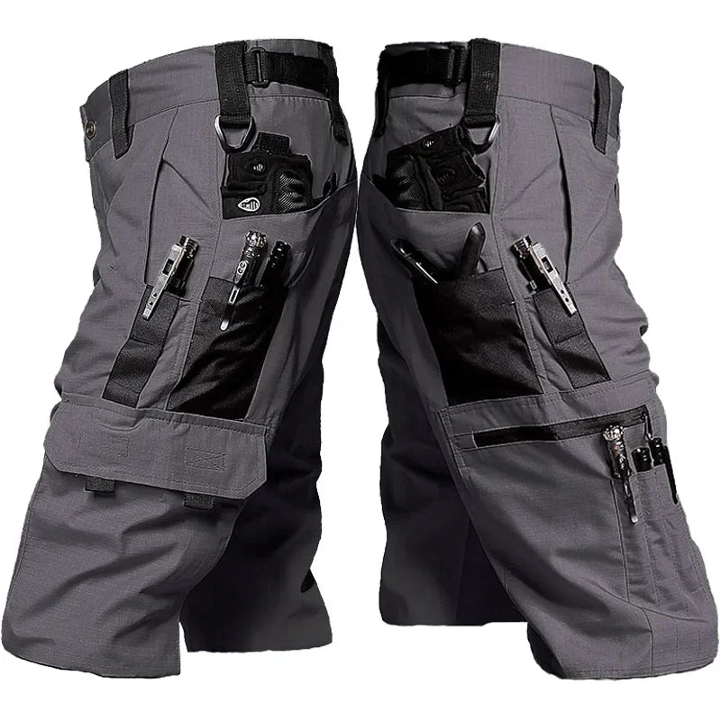 Summer Tactical Shorts Men Military Multi-pocket Wear-resistant Cargo Short Pants Outdoor Army Combat Waterproof Work Shorts