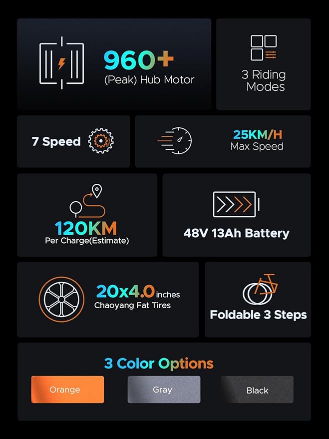 Bicicleta Eléctrica Engwe EP-2 PRO