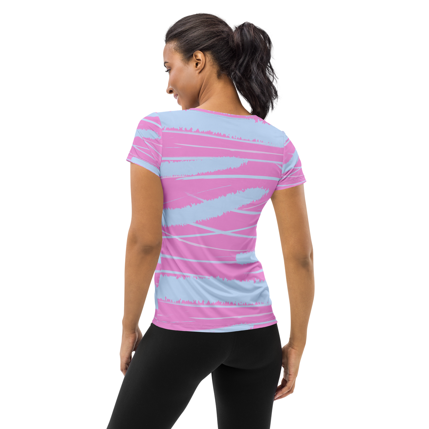 Camiseta deportiva mujer all over