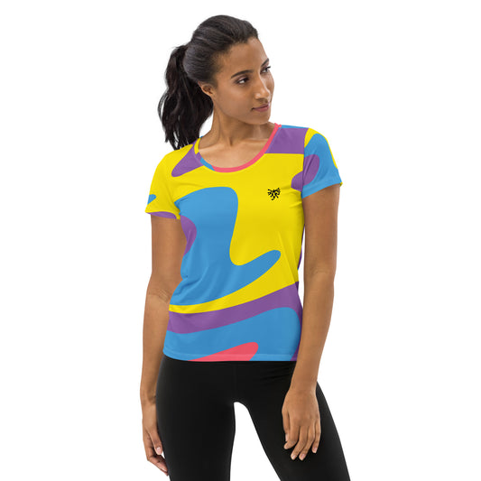 Camiseta deportiva mujer all over