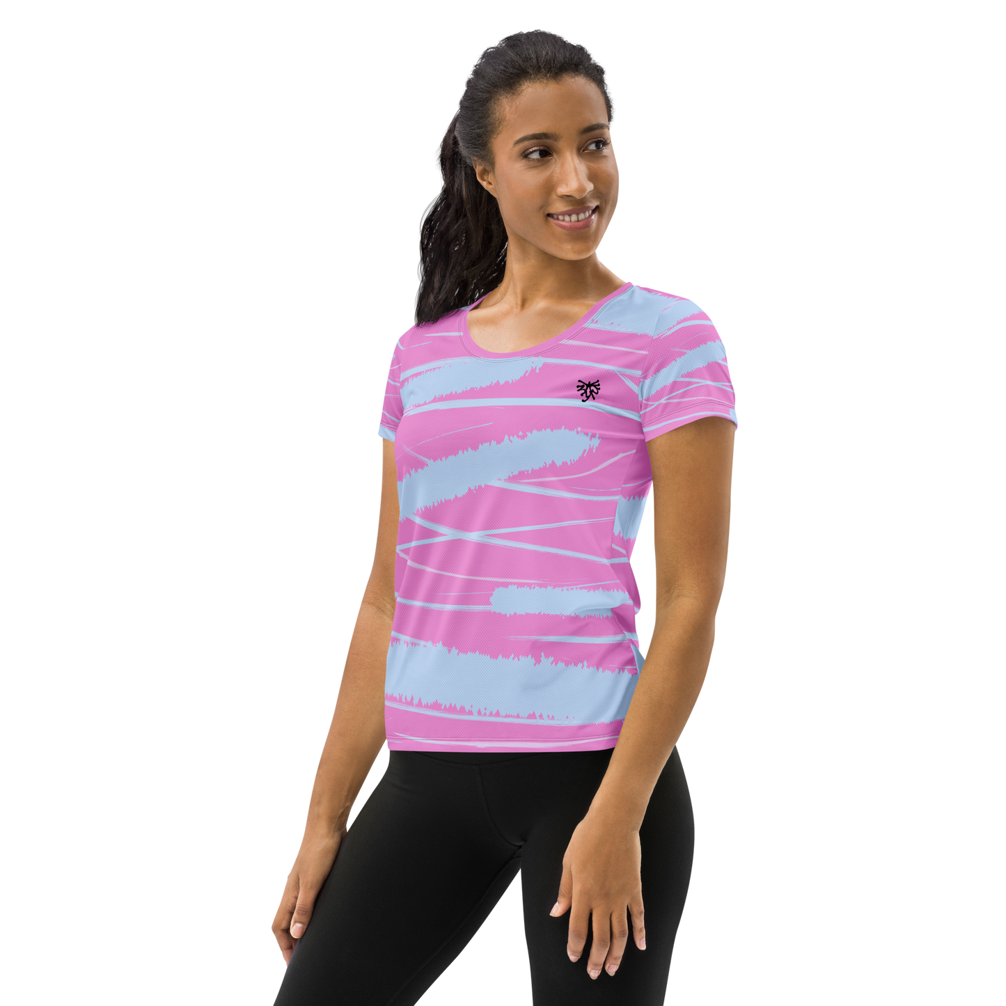 Camiseta deportiva mujer all over