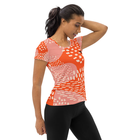 Camiseta deportiva mujer all over