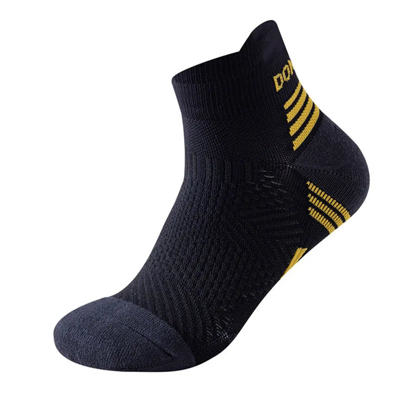 Professional Marathon Running Sock Men Women Sports Fitness Thickened Cushioned Short Tube Low Cut Boat Ankle Socks Professiona