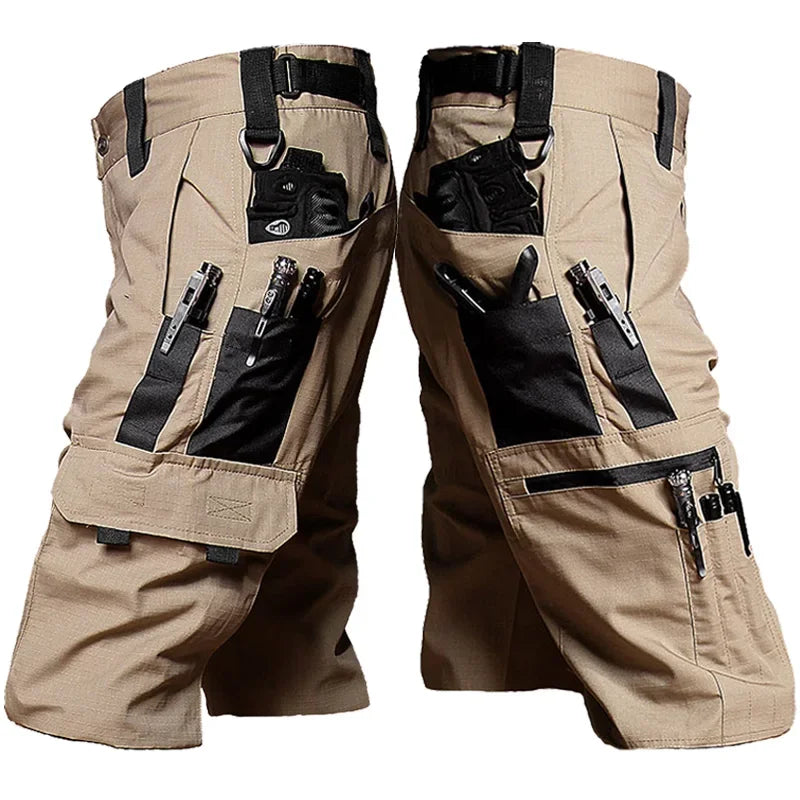 Summer Tactical Shorts Men Military Multi-pocket Wear-resistant Cargo Short Pants Outdoor Army Combat Waterproof Work Shorts