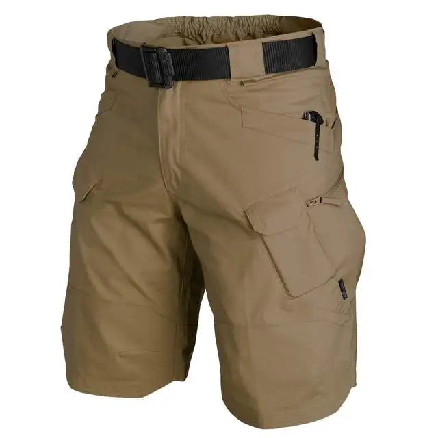 Summer Waterproof Quick Dry Multi-pocket Shorts Men Cargo Shorts Tactical Short Pants Men's Outdoor Clothes Hunting Fishing