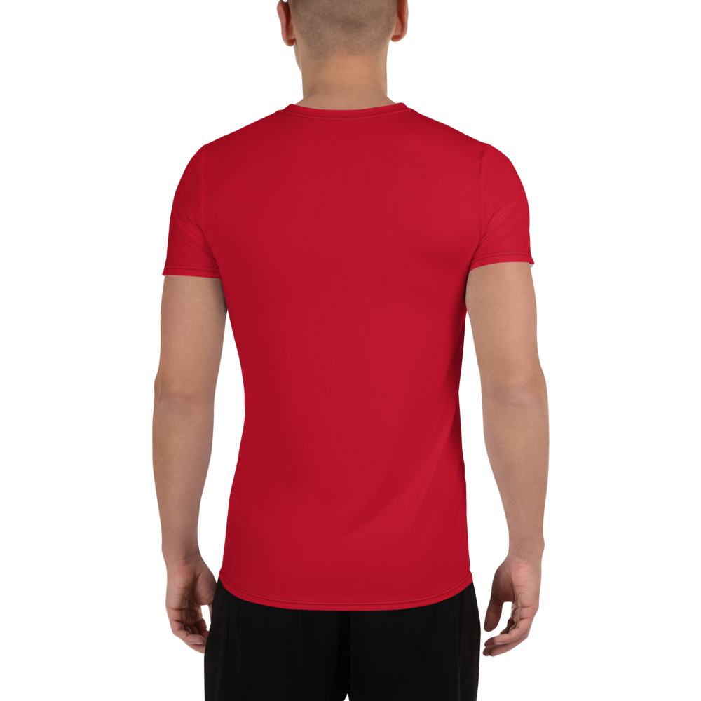 Camiseta deportiva hombre roja