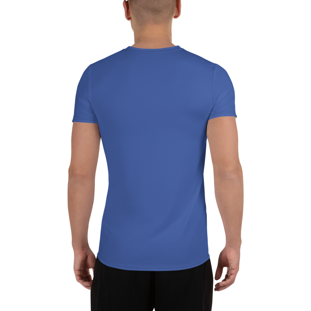 Camiseta deportiva hombre azul marinero