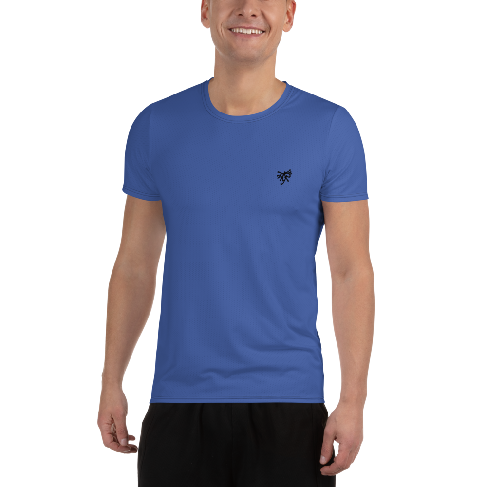 Camiseta deportiva hombre azul marinero