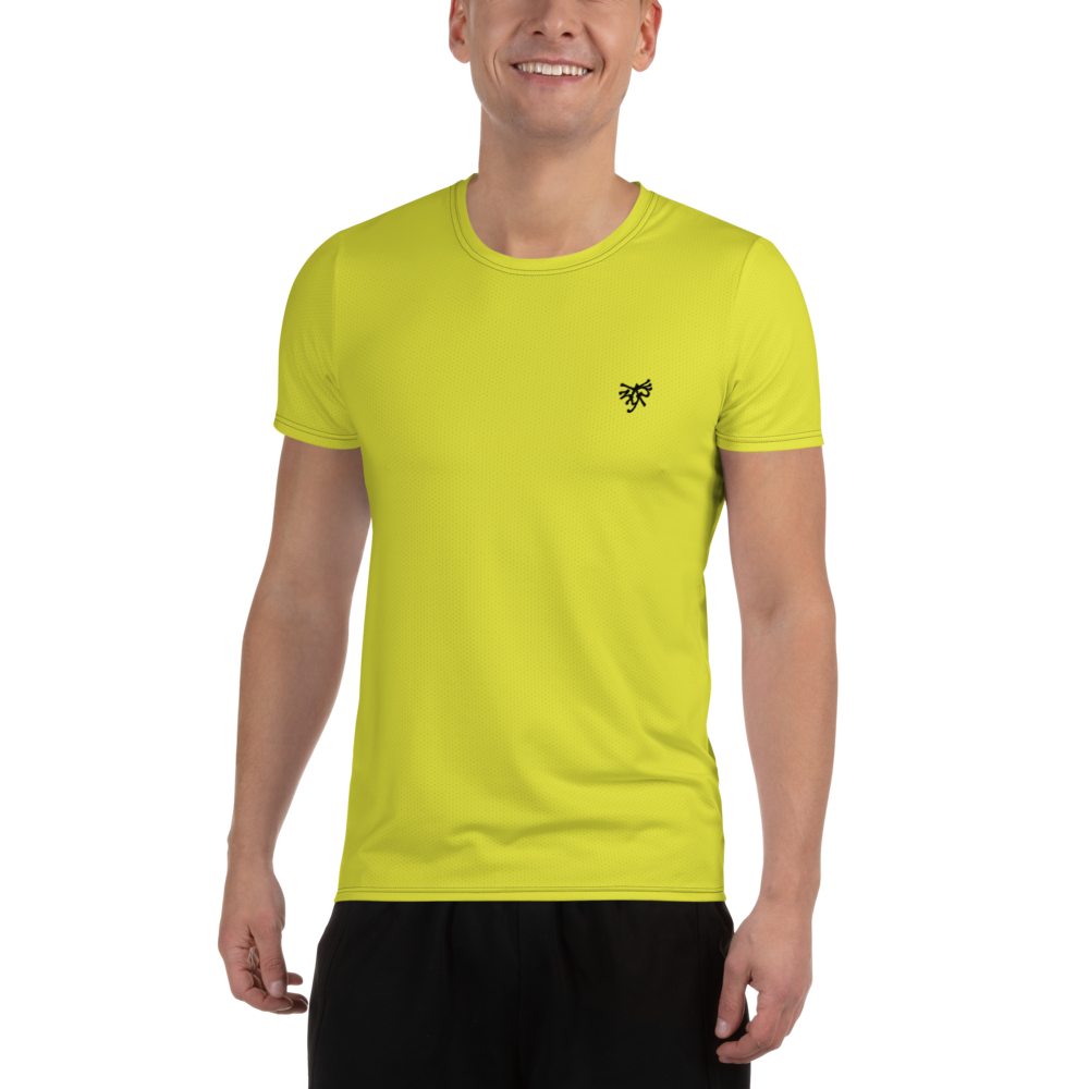 Camiseta deportiva hombre verde claro