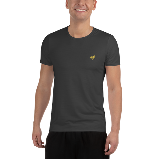 camiseta deportiva hombre gris