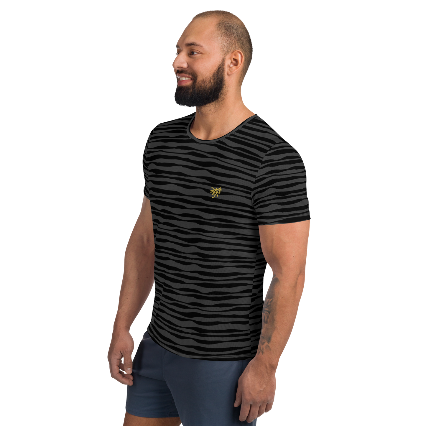 Camiseta deportiva hombre bf negro