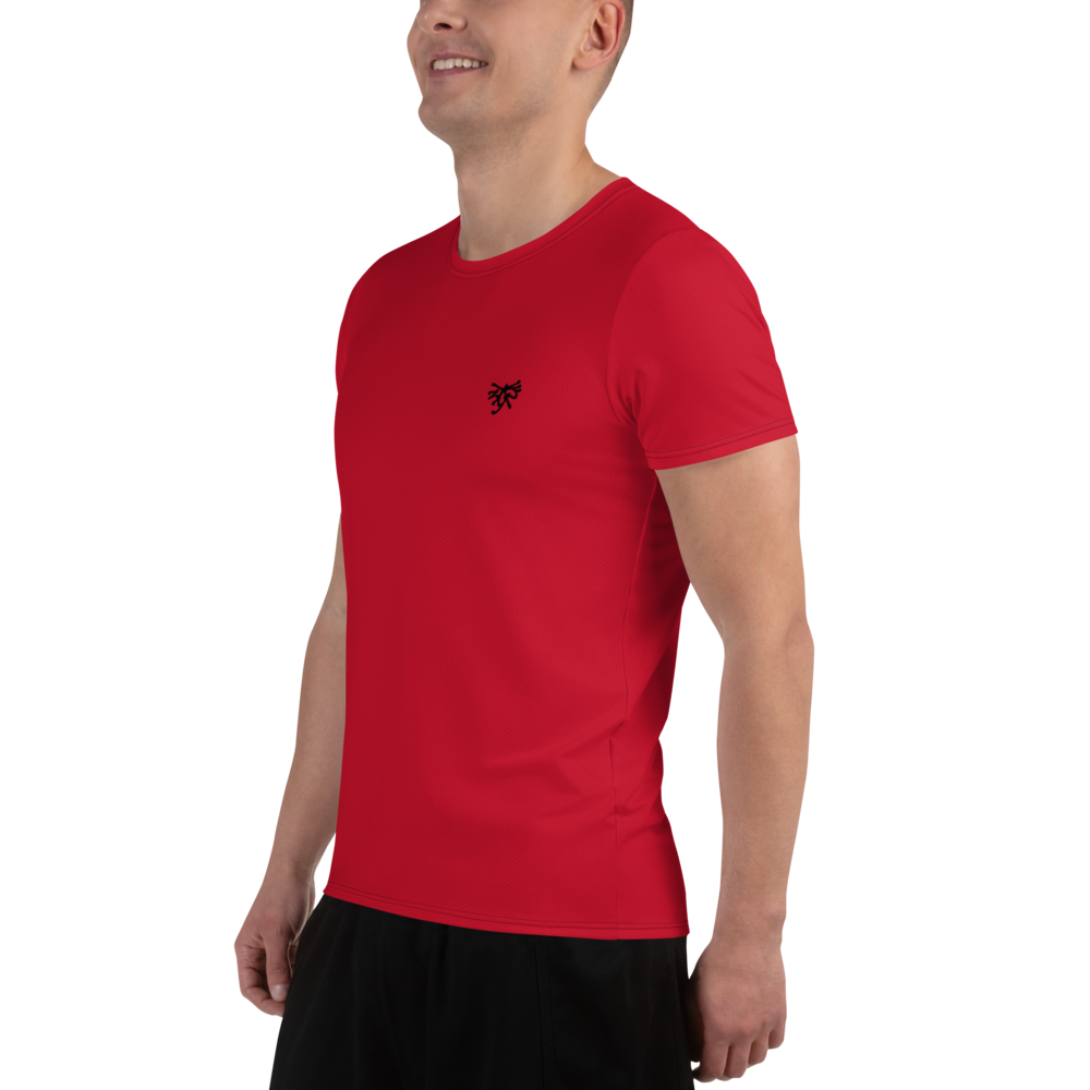 Camiseta deportiva hombre roja