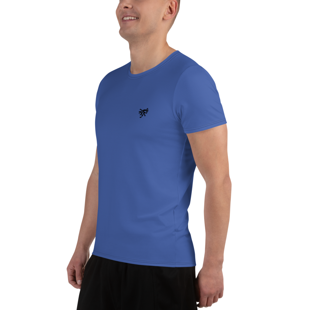 Camiseta deportiva hombre azul marinero