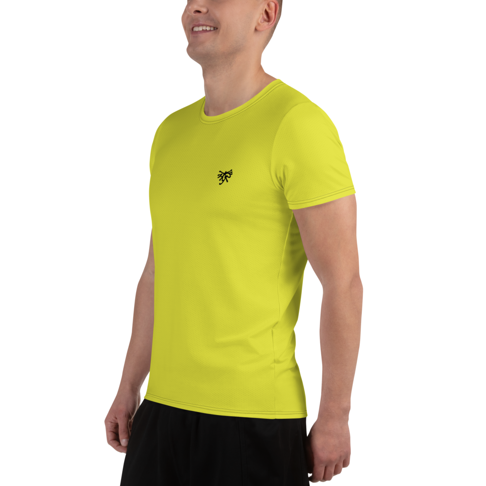 Camiseta deportiva hombre verde claro