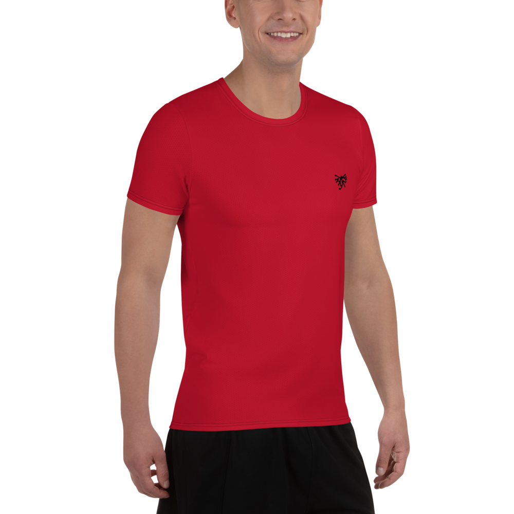 Camiseta deportiva hombre roja