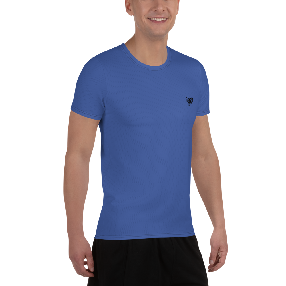 Camiseta deportiva hombre azul marinero