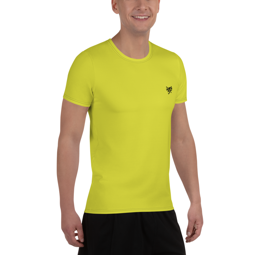 Camiseta deportiva hombre verde claro