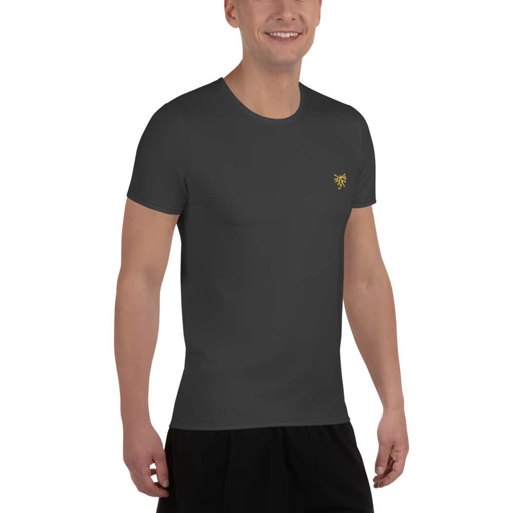 camiseta deportiva hombre gris