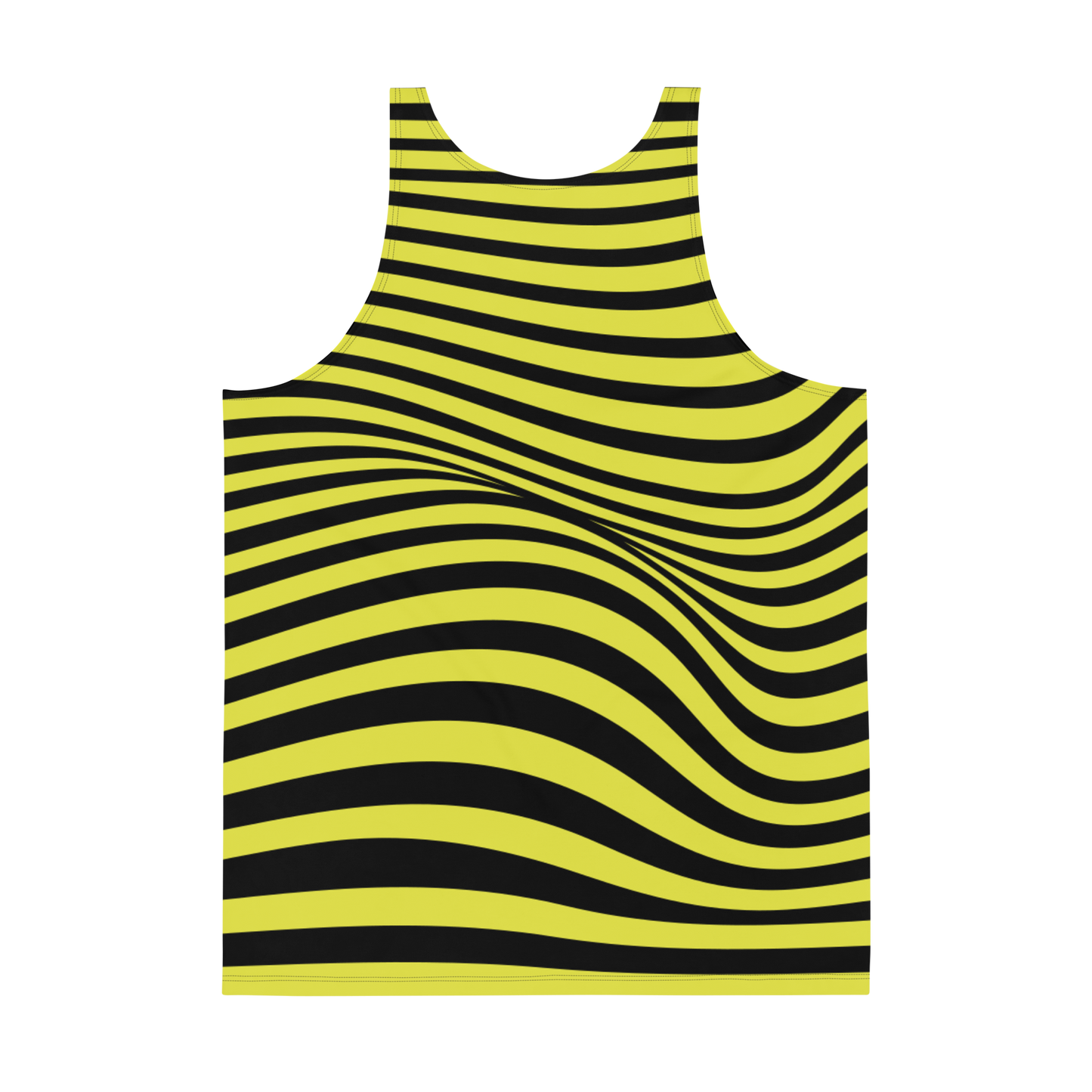 Camiseta tirantas Sinusoidal Amarillo