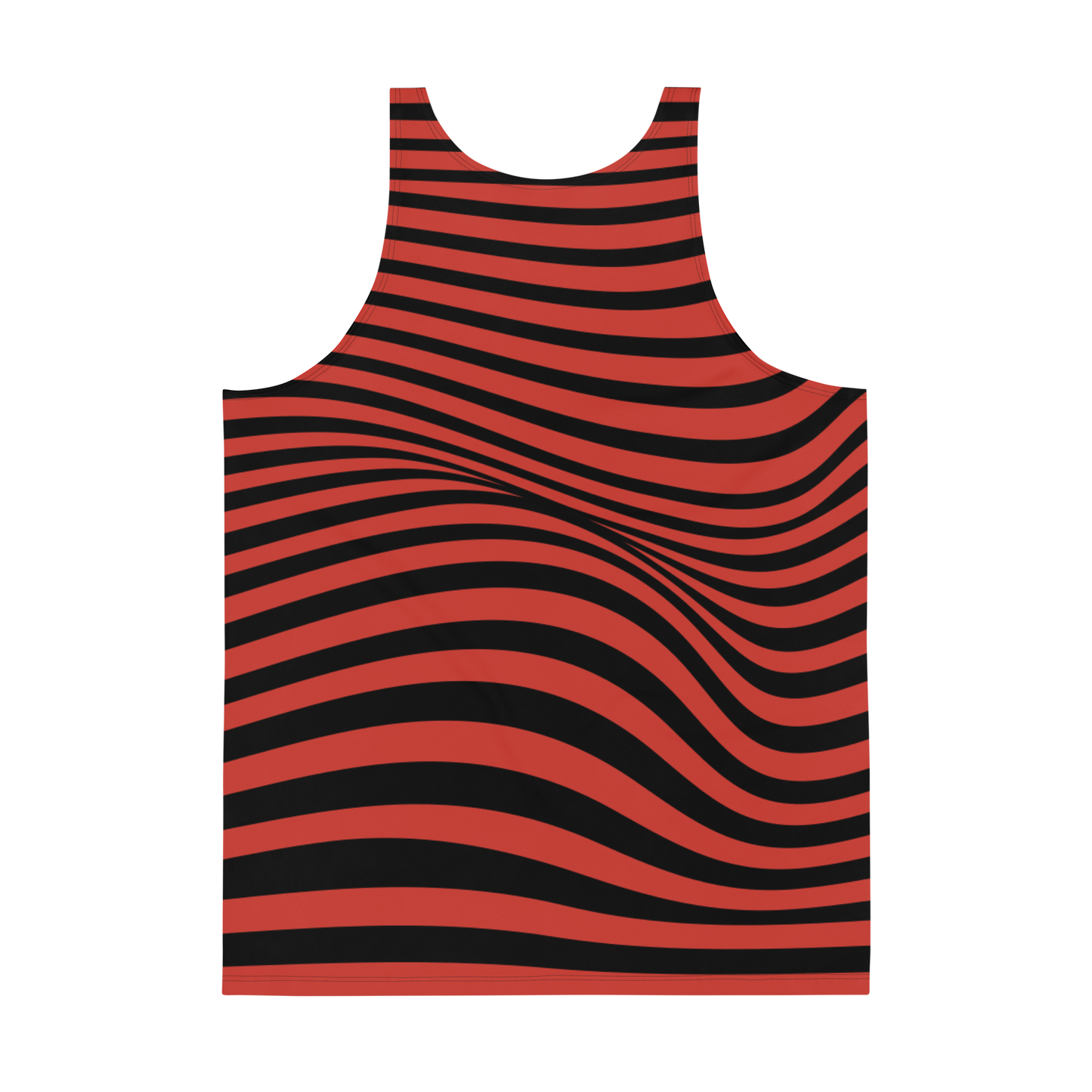 Camiseta tirantas Sinusoidal rojo