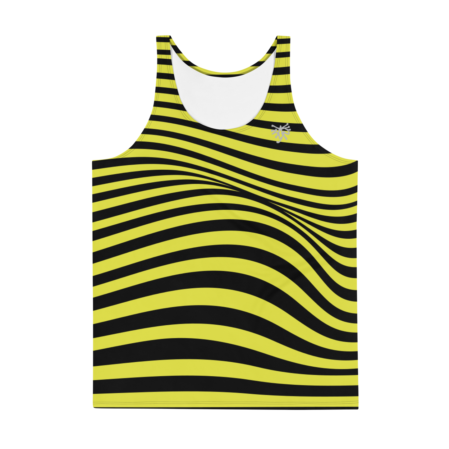 Camiseta tirantas Sinusoidal Amarillo