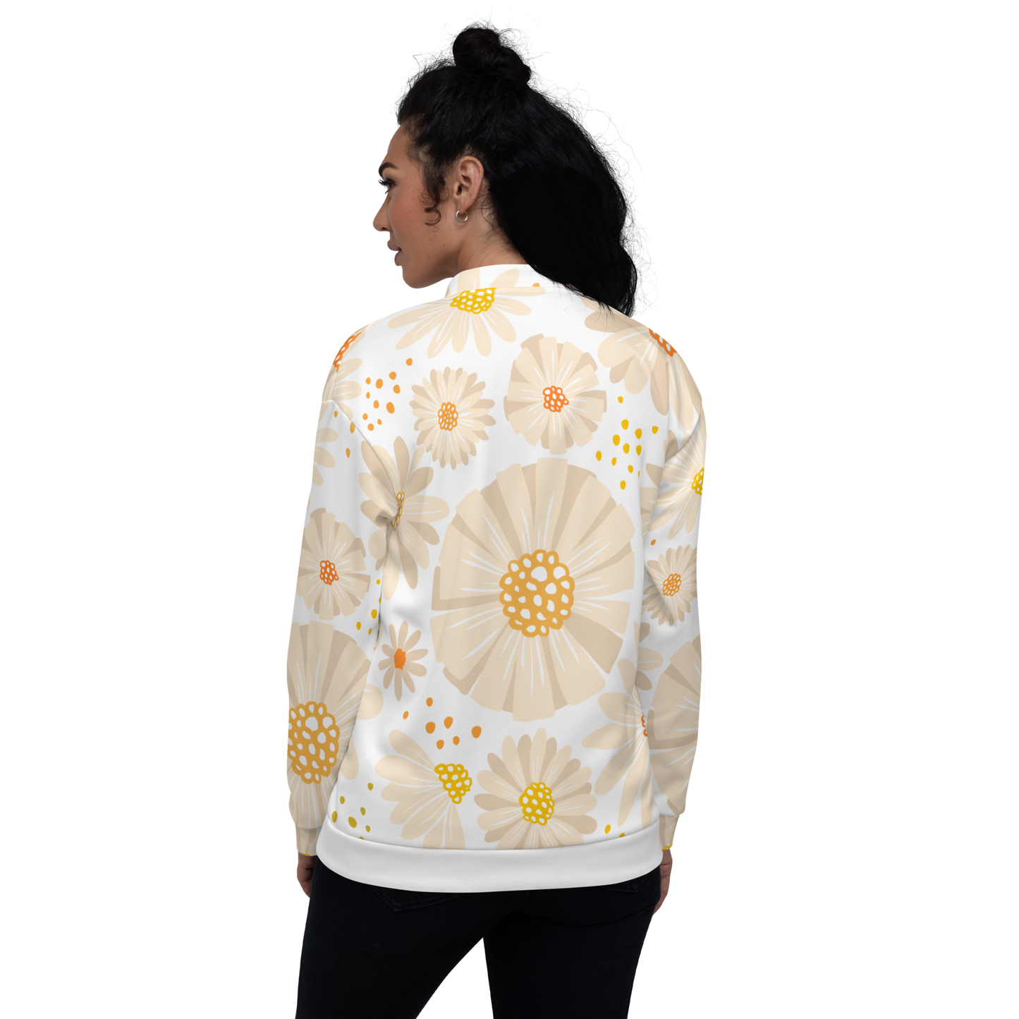 Chaqueta bomber daisies