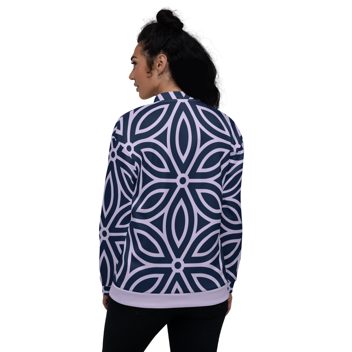 Chaqueta mujer bomber flor seix