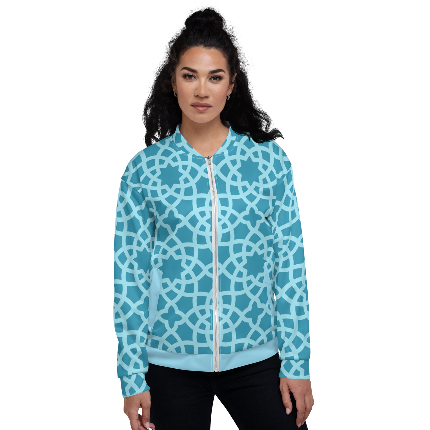 Chaqueta mujer bomber abstract 2.0