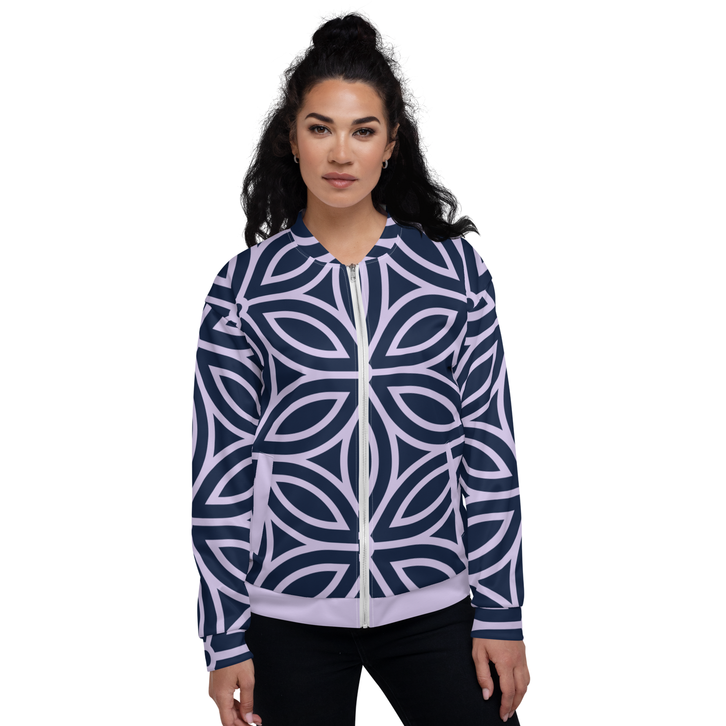 Chaqueta mujer bomber flor seix