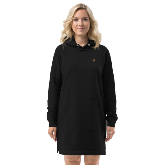 Vestido sudadera Tinyfull Negro Bordado Oro Viejo