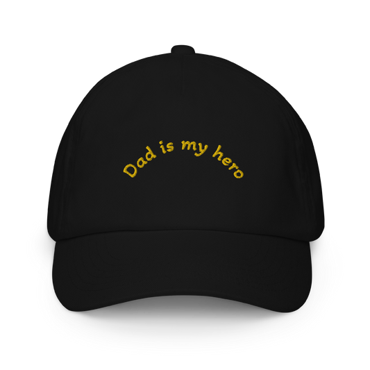 Gorra infantil Dad is my hero