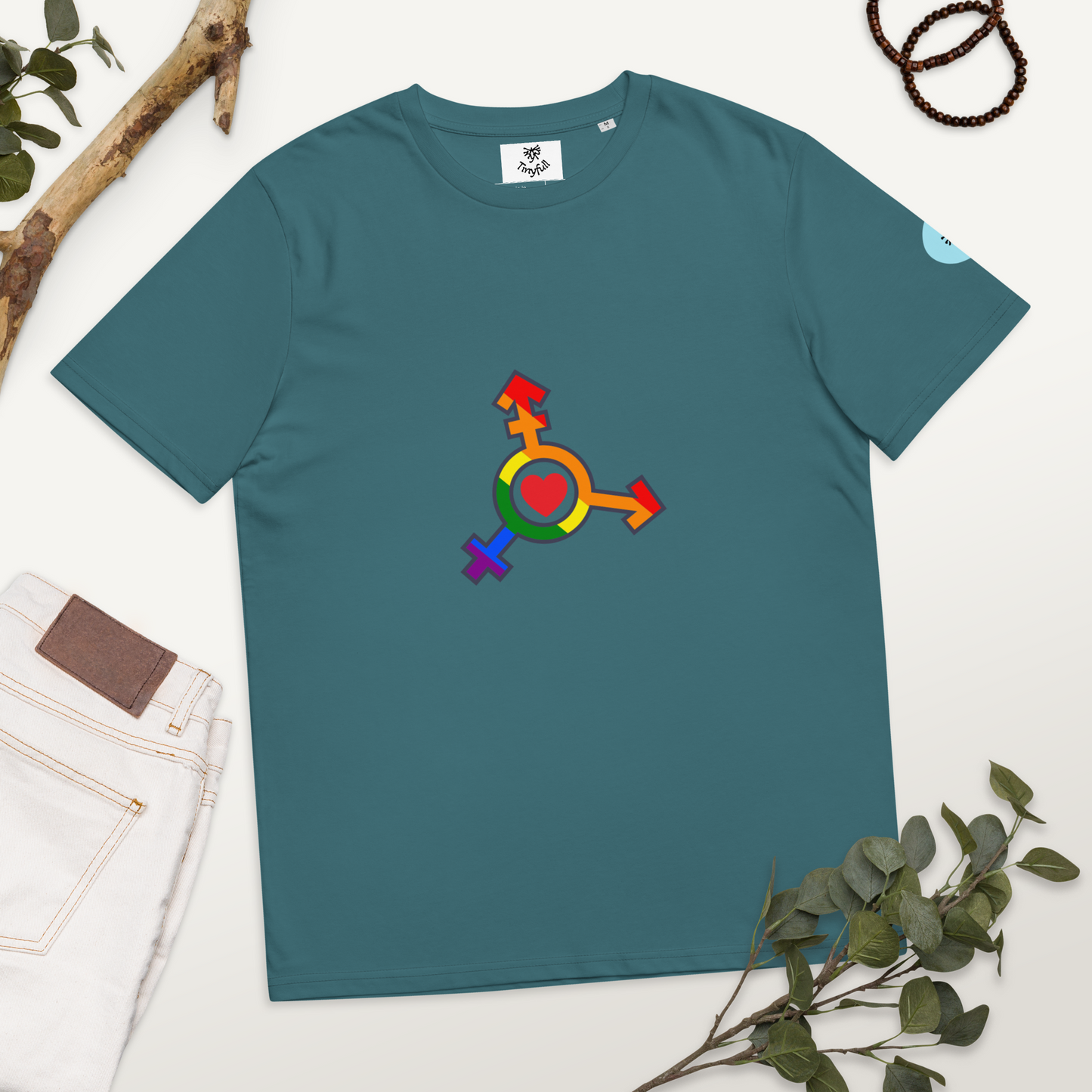 Camiseta de algodón orgánico unisex